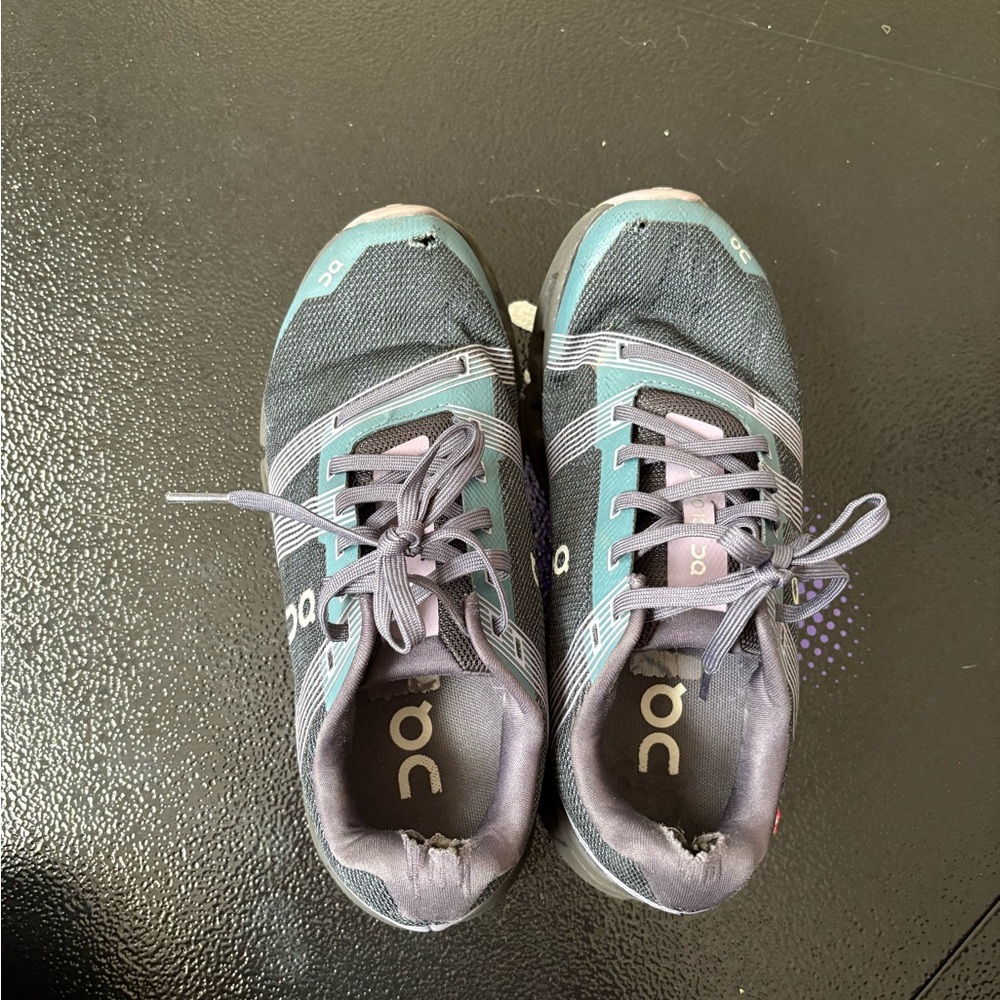 On cloud shoes